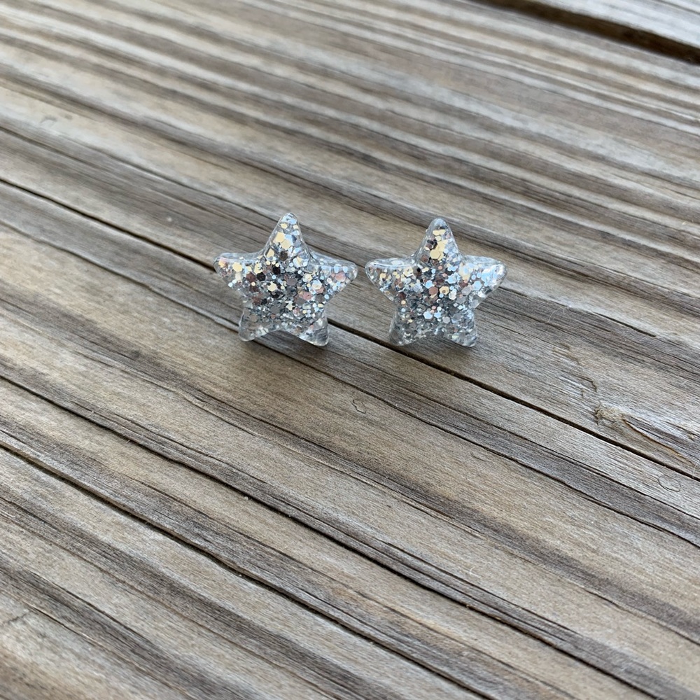 Chunky Star Stud Earrings